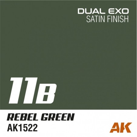 AK1522 Dual Exo 11B - Rebel Green  60ml