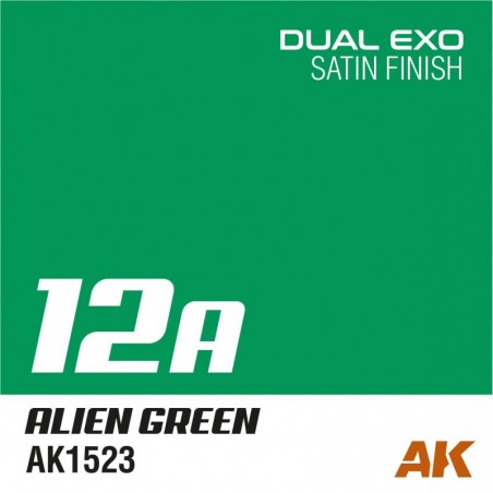 AK1523 Dual Exo 12A - Alien Green  60ml