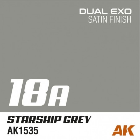 AK1535 Dual Exo 18A - Starship Grey  60ml