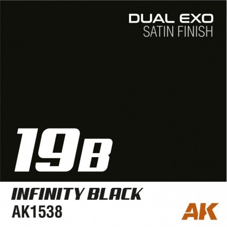 AK1538 Dual Exo 19B - Infinity Black  60ml