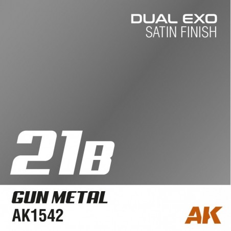 AK1542 Dual Exo 21B - Gun Metal  60ml