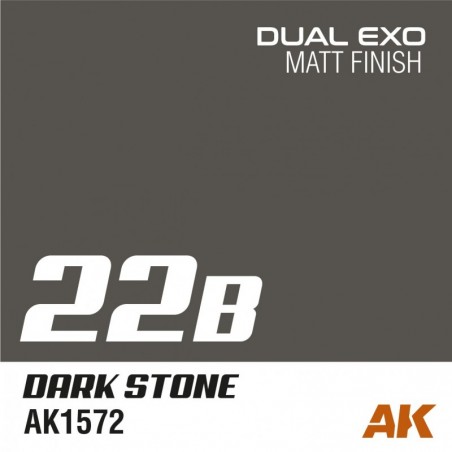 AK1572 Dual Exo 22B - Dark Stone  60ml