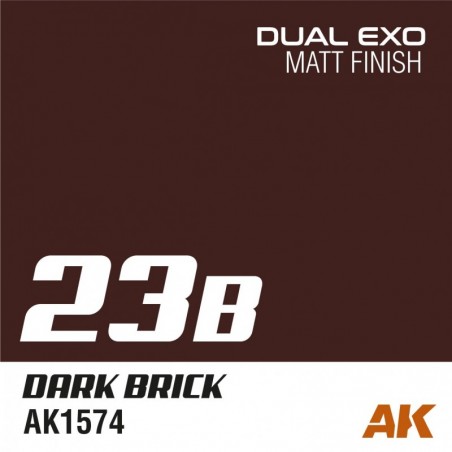 AK1574 Dual Exo 23B - Dark Brick  60ml