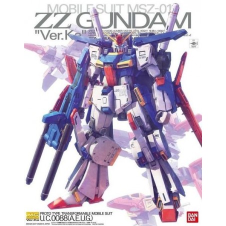 GUNDAM GUNPLA MG 1/100 ZZ GUNDAM VER. KA
