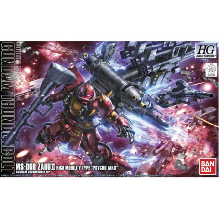 GUNDAM GUNPLA HG 1/144 ZAKU II HIGH MOBILITY TYPEá PSYCHO THUNDERBOLT