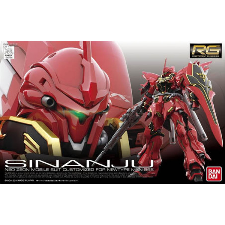 GUNDAM GUNPLA RG 1/144 22 MSN-06S SINANJU