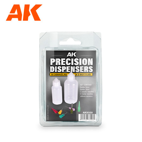 PRECISION DISPENSERS (6cannulas & 2 bottles) - AK
