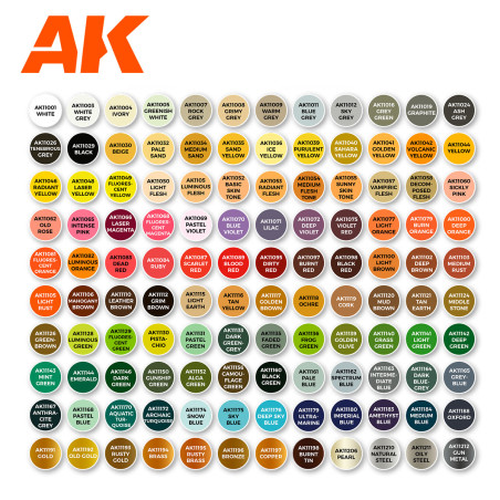 3G PLASTIC BRIEFCASE 120 WARGAME COLORS valise - AK