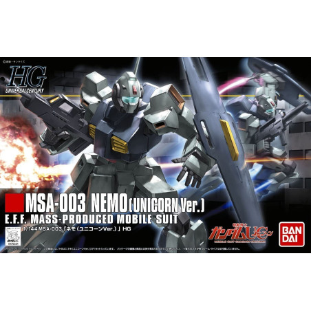 GUNDAM GUNPLA HG 1/144 140 NEMO UNICORN VER