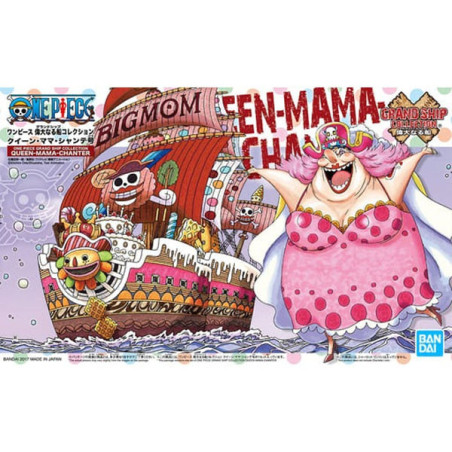 ONE PIECE MAQUETTE GRAND SHIP COLLECTION QUEEN MAMA CHANTER 15CM