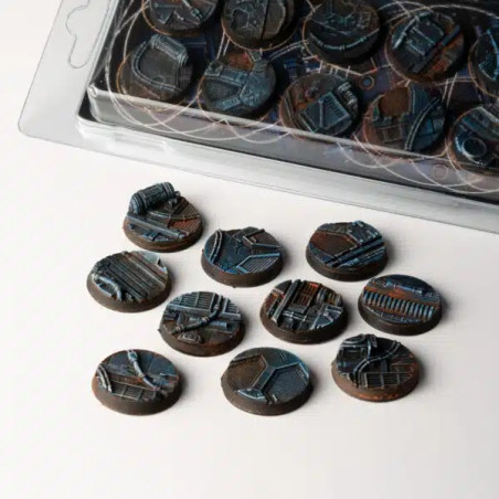 Spaceship Corridor Bases Round 25mm (x10)