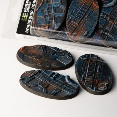 Spaceship Corridor Bases Oval 75mm (x3)