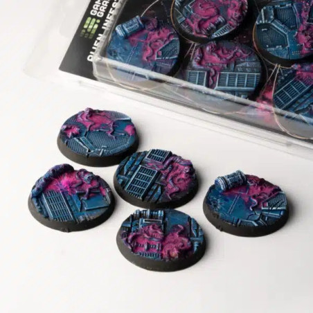 Alien Infestation Bases Round 40mm (x5)