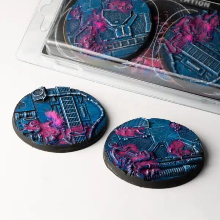 Alien Infestation Bases Round 60mm (x2)
