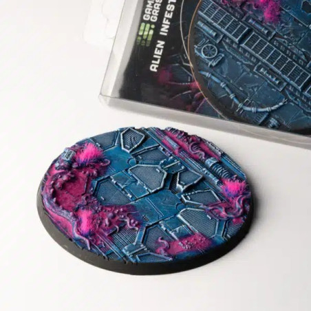 Alien Infestation Bases Round 100mm (x1)