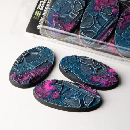 Alien Infestation Bases Oval 75mm (x3)