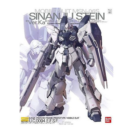 GUNDAM GUNPLA MG 1/100 VER KA MSN-06S SINANJU STEIN