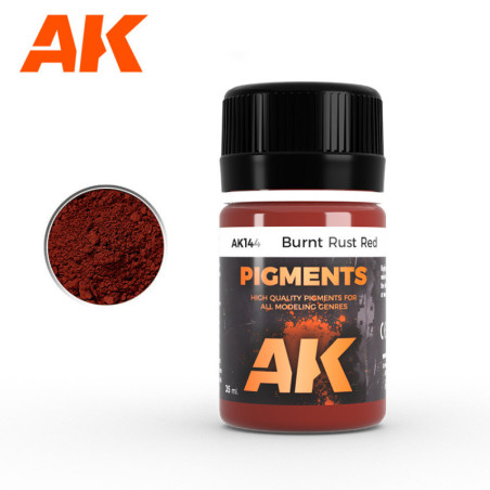 PIGMENT BURNT RUST RED - AK