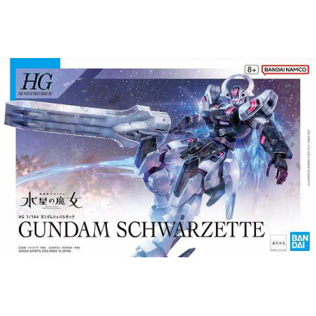 GUNDAM GUNPLA WITCH FROM MERCURY HG 1/144 25 GUNDAM SCHWARZETTE
