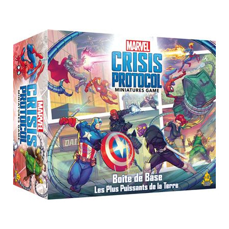 Marvel Crisis Protocol Boite de base : Les Plus Puissants de la Terre