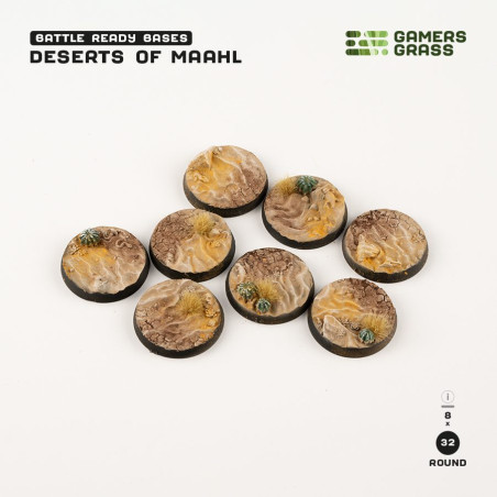 Desert of Maahl round base 32mm (18)