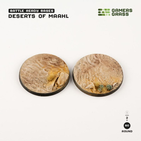 Deserts of Maahl Bases, Round 60mm (x2)