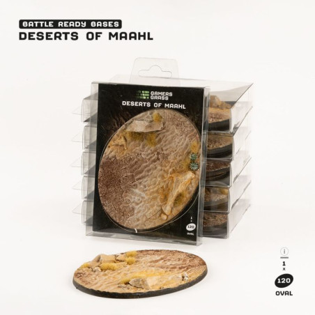 Deserts of Maahl Bases, Oval 120mm (x1)