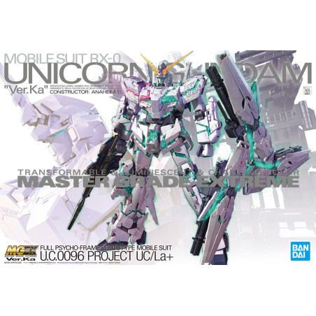 Gundam Gunpla MGEX 1/100 Ver Ka Unicorn Gundam