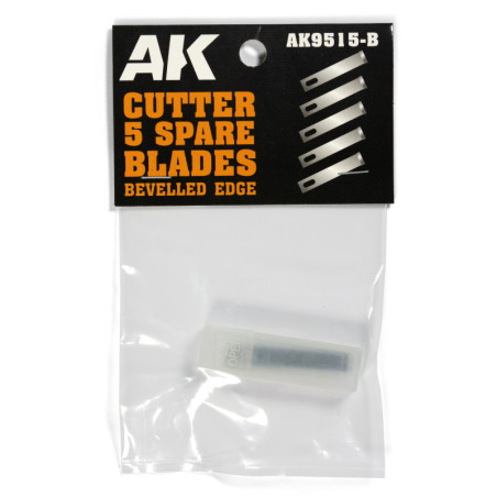 BEVELLED EDGE (5 SPARE BLADES) Replacement - AK