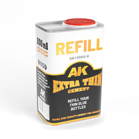 250 ML. REFILL EXTRA THIN CEMENT - AK