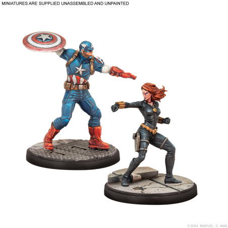 Marvel Crisis Protocol : Pack d'Affiliation Avengers (Multilingue)