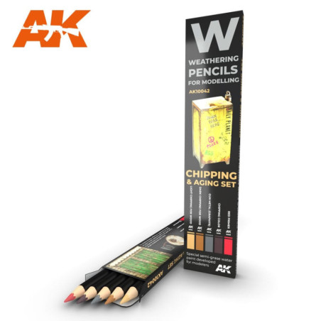 WATERCOLOR PENCIL SET CHIPPING - AK