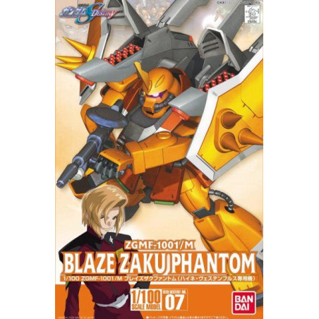 GUNDAM GUNPLA NG 1/100 07 HEINE'S BLAZE ZAKU PHANTOM