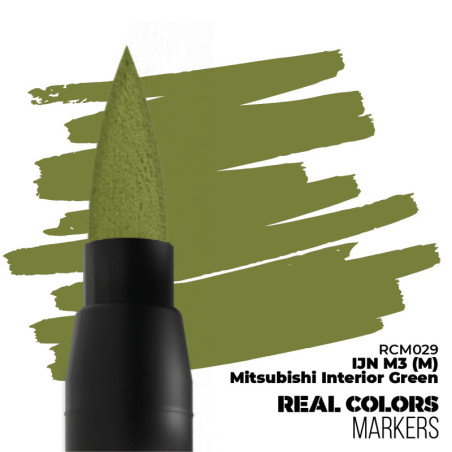 Markers  -  IJN M3 (M) MITSUBISHI INTERIOR GREEN - AK