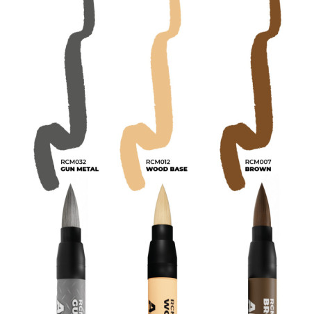 TOOLS - SET 3 REAL COLORS MARKERS - AK