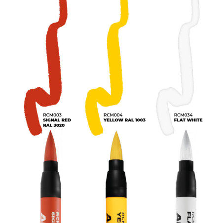 TACTICAL MARKINGS - SET 3 REAL COLORS MARKERS - AK