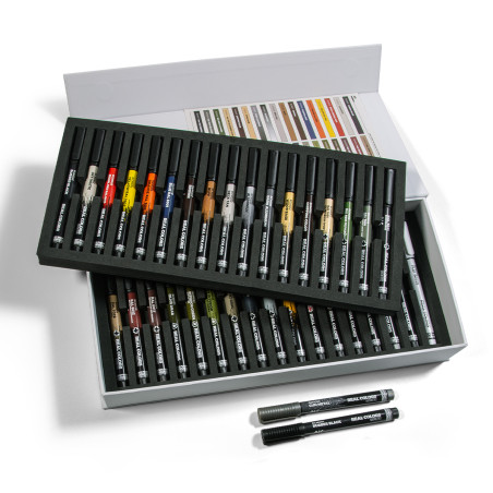 SPECIAL BOX REAL COLORS MARKERS - 34 units - AK