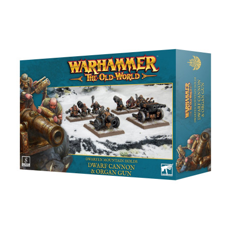 DWARF MOUNTAIN HOLDS: DWARF CANNON & ORGAN GUN / Canon et Canon-orgue Nains