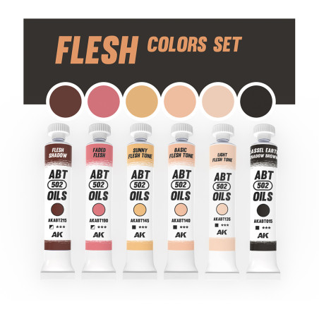 ABT301 - Oil - FLESH COLORS SET