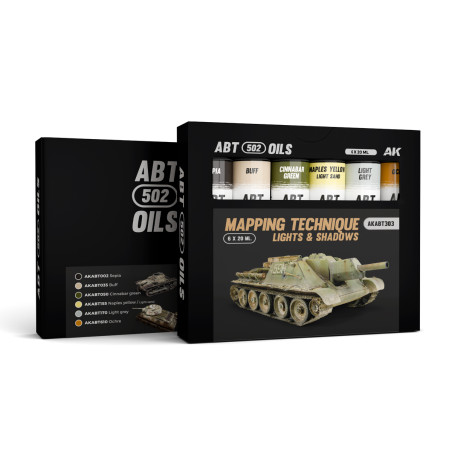 ABT303 - Oil - MAPPING TECHNIQUE LIGHTS AND SHADOWS SET