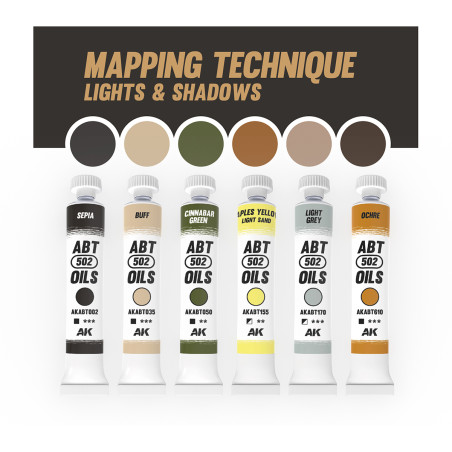 ABT303 - Oil - MAPPING TECHNIQUE LIGHTS AND SHADOWS SET