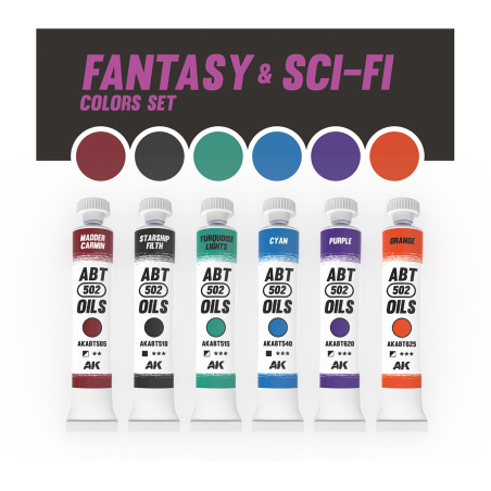 ABT310 - Oil - FANTASY & SCI-FI COLORS SET