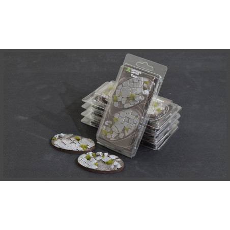 Temple Bases Oval 90mm (x2)