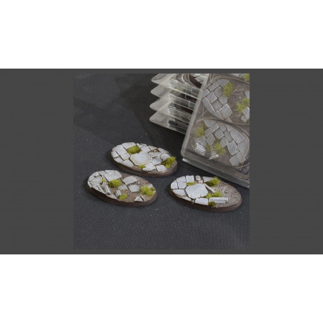 Temple Bases Oval 75mm (x3)
