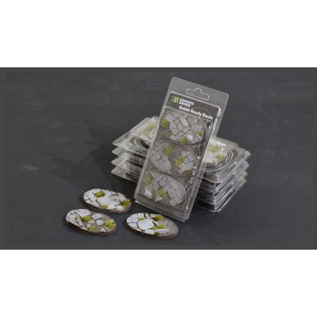Temple Bases Oval 75mm (x3)