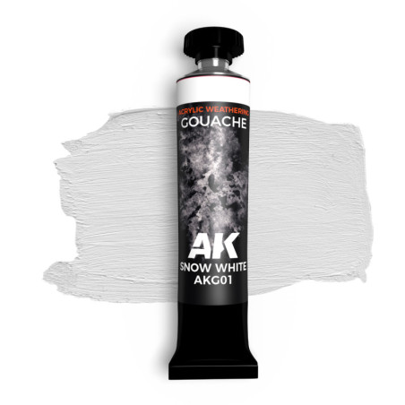 SNOW WHITE - AK GOUACHE 20 ml - AK