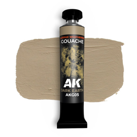 DARK EARTH - AK GOUACHE 20 ml. - AK