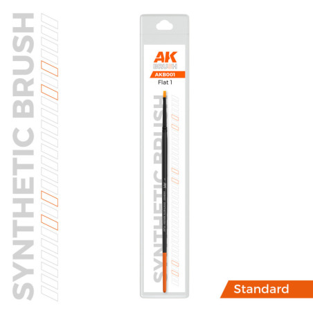 AK SYNTHETIC BRUSH - FLAT 1 - AK