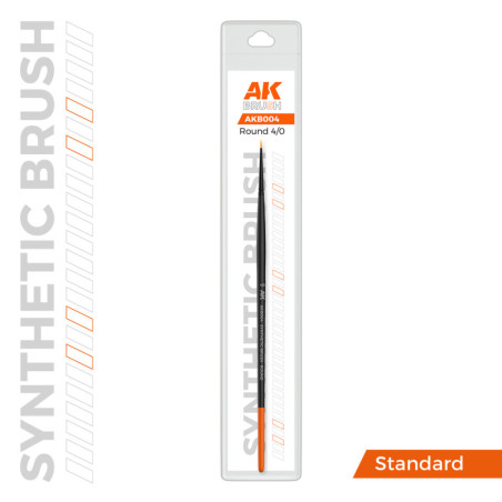 AK SYNTHETIC BRUSH - ROUND 4/0 - AK