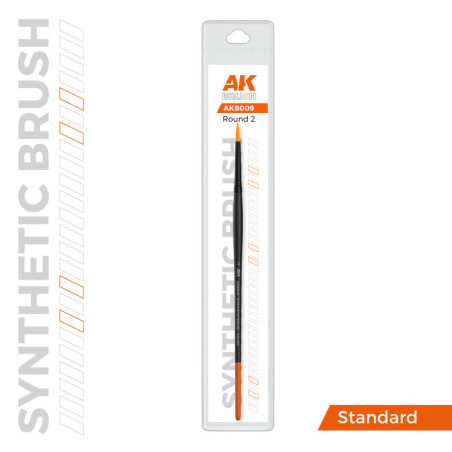 AK SYNTHETIC BRUSH - ROUND 2 - AK
